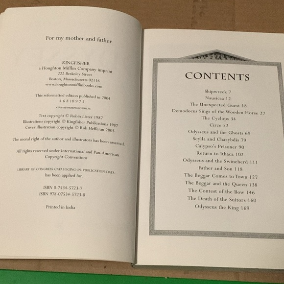 KINGFISHER EPICS THE ODYSSEY RETOLD BY ROBIN LISTER SOFTCOVER BOOK - Picture 4 of 4